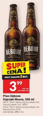 Piwo Dębowe Dojrzałe Mocne promocja w Twój Market