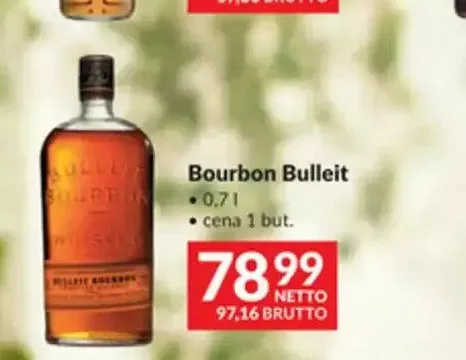 Bourbon Bulleit promocja w Makro