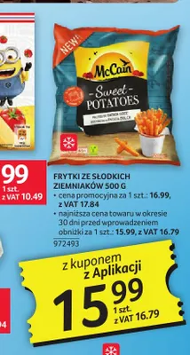 Frytki ze słodkich ziemniaków McCain promocja w Selgros