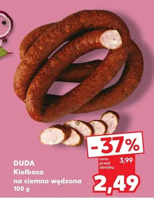 Kiełbasa na ciemno wędzona promocja w Kaufland