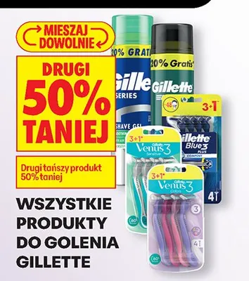 Produkty do golenia Gillette promocja w Biedronka