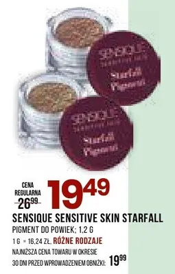 Pigment do powiek Sensitive Skin Starfall promocja w Drogerie Natura