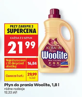 Płyn do prania różne rodzaje promocja w Biedronka