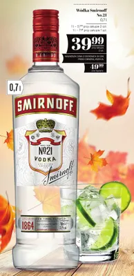Wódka Smirnoff No.21 promocja w POLOmarket