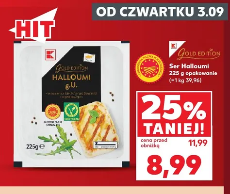Ser halloumi Gold Edition promocja w Kaufland