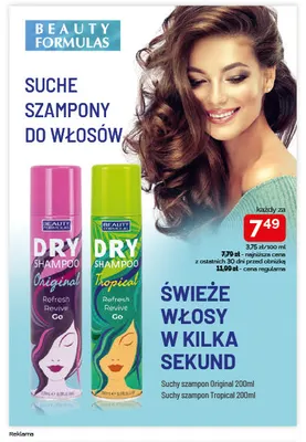 Suchy szampon Tropical Beauty Formulas promocja w Ziko Dermo