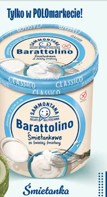Lody Sammontana Barattolino Śmietankowe ze świeżej śmietany promocja w POLOmarket