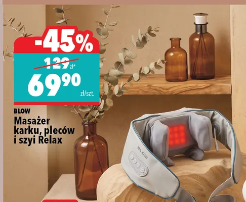 Masażer karku, pleców i szyi Blow Relax promocja w Biedronka Home