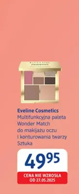Multifunkcyjna paleta do makijażu oczu i konturowania twarzy Eveline Cosmetics Wonder Match promocja w Drogerie DM
