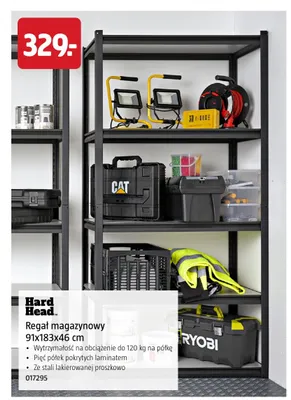 Regał magazynowy Hard Head 91x183x46 cm promocja w Jula