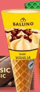 Lody rożek Ballino promocja w Lidl
