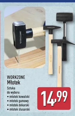 Młotek kowalski WORKZONE promocja w Aldi