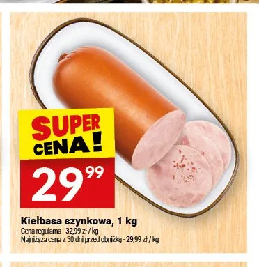 Kiełbasa szynkowa Białecki Wędzarnia promocja w Twój Market