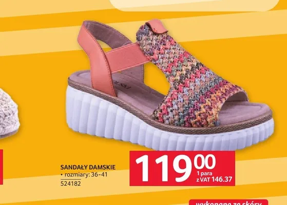 Sandały damskie promocja w Selgros