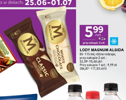 Lody Magnum White promocja w Stokrotka