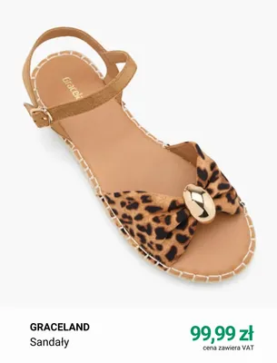 Sandały Graceland promocja w Deichmann