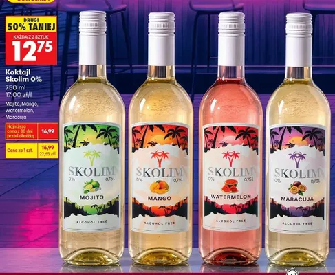 Koktajl bezalkoholowy Skolim 0% Mango promocja w Biedronka