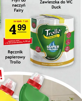 Ręcznik papierowy Trollo Comforto Super Chłonny promocja w Gram Market