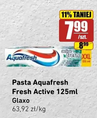 Pasta do zębów Aquafresh Fresh Active promocja w API Market