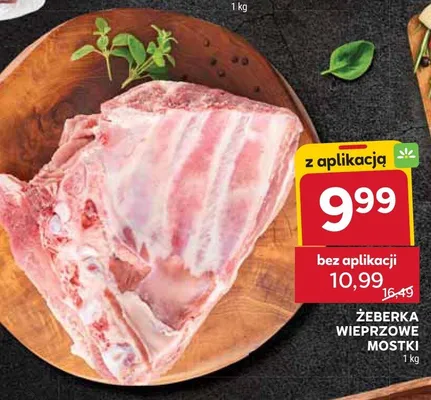 Żeberka wieprzowe mostki promocja w Stokrotka