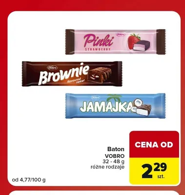 Baton Vobro Jamajka promocja w Carrefour Market