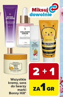 Kremy i sera do twarzy Bonny Hill promocja w Carrefour