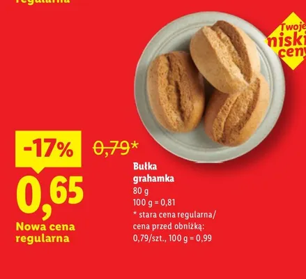 Bułka grahamka promocja w Lidl