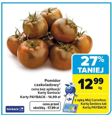 Pomidor czekoladowy promocja w Carrefour Market