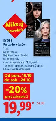Farba do włosów Syoss promocja w Lidl
