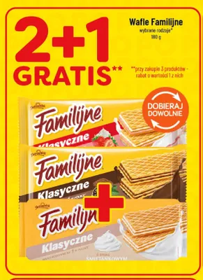 Wafle Familijne Klasyczne o smaku cytrynowym promocja w POLOmarket