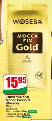 Kawa mielona Mocca Fix Gold Woseba promocja w Dino