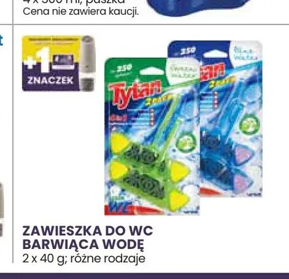 Zawieszka do WC Tytan Barwiąca Wodę promocja w Stokrotka