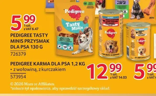 Karma dla psa Pedigree z kurczakiem promocja w Selgros