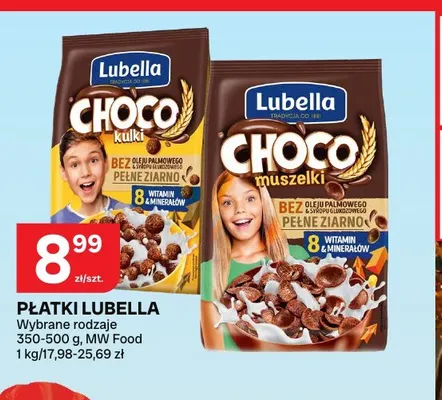 Płatki Lubella Choco kulki promocja w Chorten