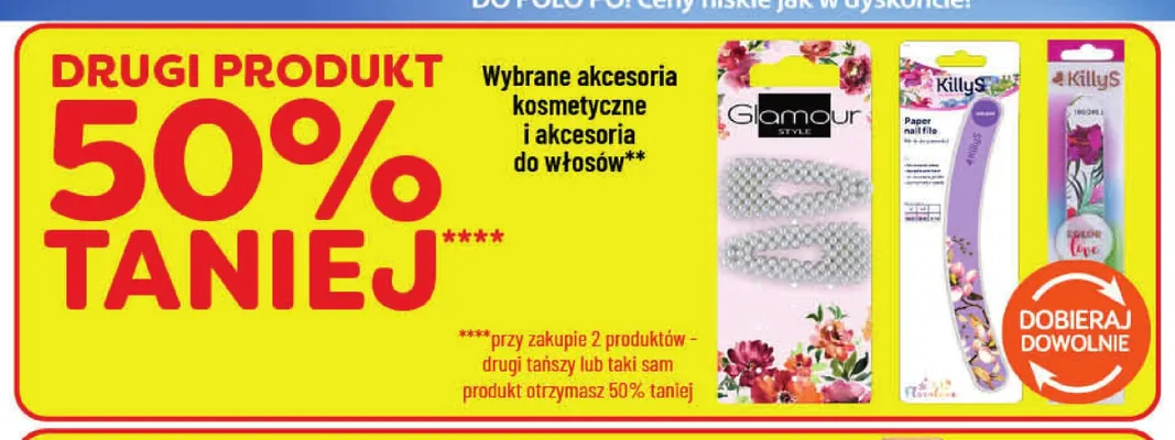 Akcesoria kosmetyczne i akcesoria do włosów promocja w POLOmarket