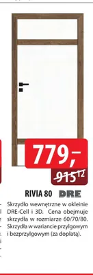 Skrzydło wewnętrzne DRE Rivia 80 promocja w Dobre Dla Domu