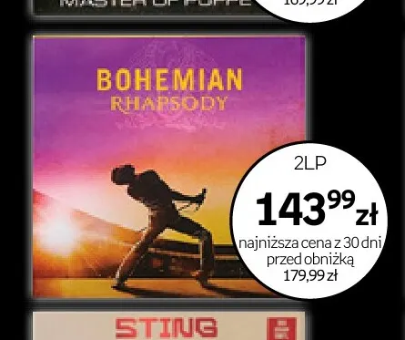 Płyta winylowa Queen Bohemian Rhapsody The Original Soundtrack 2LP promocja w Empik