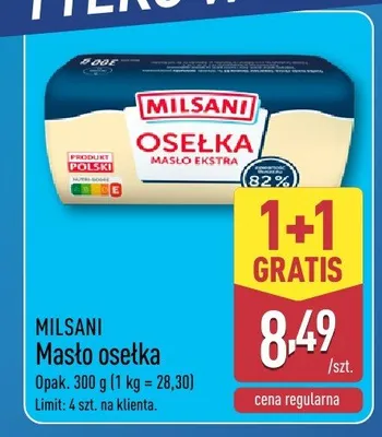 Masło osełka promocja w Aldi