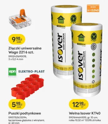 Puszki podtynkowe promocja w Castorama