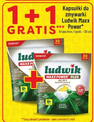 Kapsułki do zmywarki Ludwik Maxx Power promocja w POLOmarket