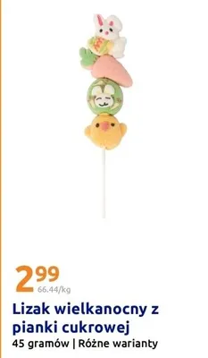 Lizak wielkanocny z pianki cukrowej 45g promocja w Action