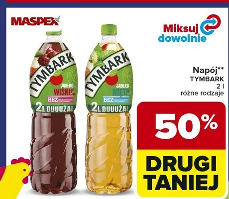 Napój Tymbark różne rodzaje promocja w Carrefour Market