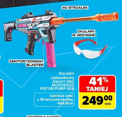 Karabin zabawkowy XShot Pro Motorized Piston Pump AEB promocja w Carrefour