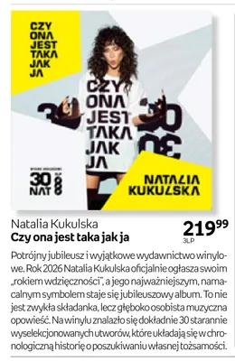 Płyta 3LP Natalia Kukulska Czy ona jest taka jak ja promocja w Empik