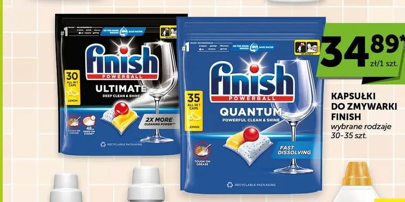 Kapsułki do zmywarki FINISH promocja w Groszek