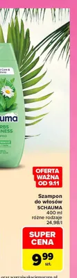 Szampon do włosów Schauma promocja w Carrefour
