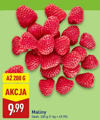 Maliny promocja w Aldi
