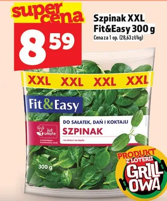 Szpinak XXL Fit&Easy promocja w TOPAZ