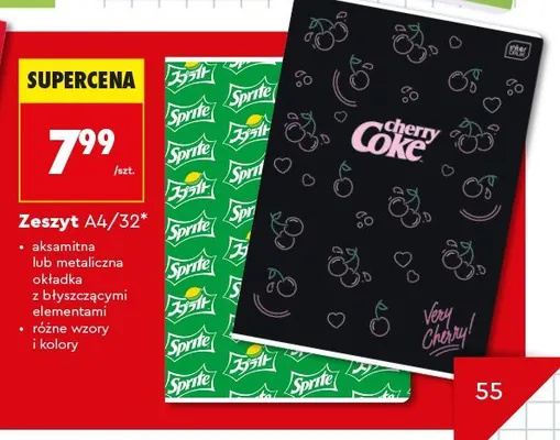 Zeszyt A4 32 kartki Interdruk promocja w Biedronka
