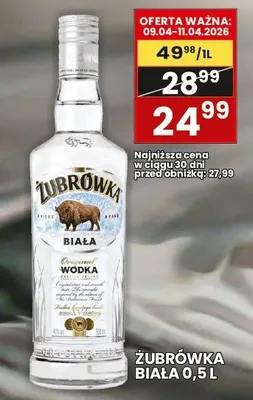 Wódka biała promocja w Wafelek